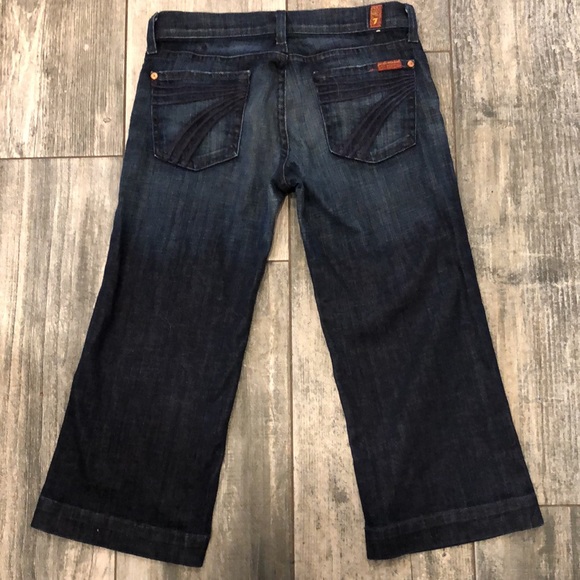 7 for all mankind Dojo crop jeans - Picture 2 of 3